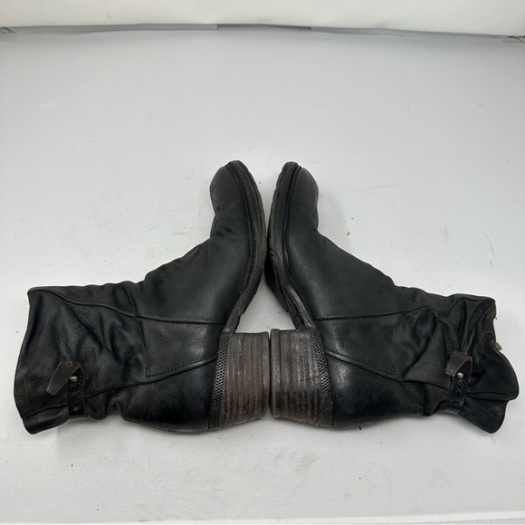 A.S.98 Black Ankle Boots - Picture 8 of 12